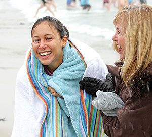 Somerville lawyer Kara Dardeno Mathieu and Frank Scarpa will take the plunge to help Rotary International eradicate polio in the world.