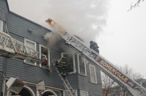 Fire at 82 Heath Street, Somerville. ~Photos by Somerville Fire Department