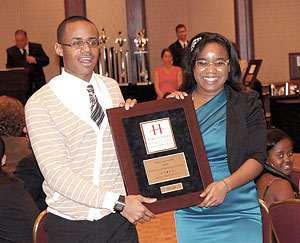 Reuben Philemond and Judcine Felix enjoying the moment. ~Photo by Darius Green 