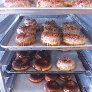 Gourmet-style sinkers are the bill of fare at Union Square Donuts.