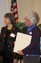 At the recent Somerville Commission for Women’s Annual Women’s History Month Reception, Marylin Eastwood, East Branch Librarian, received the 2013 Woman of Excellence Award from the Commission for Women. Representative Denise Provost, (left), Marylin Eastwood, East Branch Librarian, (right) 