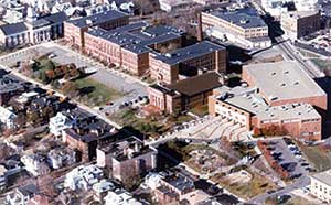 1987 aerial photo courtesy of David Durnan, Class of 1966.