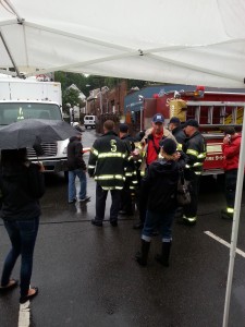 Somerville Fighters acknowledged my Fox 25 during the Firehouse Friday segment of Zip Trip . ~Photo by Emmanuel Vincent