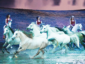 Cavalia’s ‘Odysseo’ will continue its run at Assembly Row through September 1. ~Photo by François Bergeron