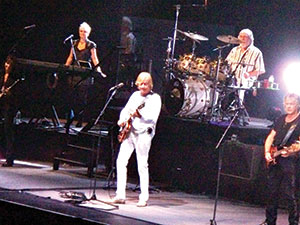 Hayward performing with the 2011 edition of The Moody Blues. 
