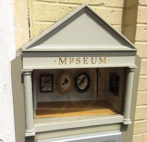 The Mµseum is open to any small enough to fit inside. All others are welcome to look from the outside.